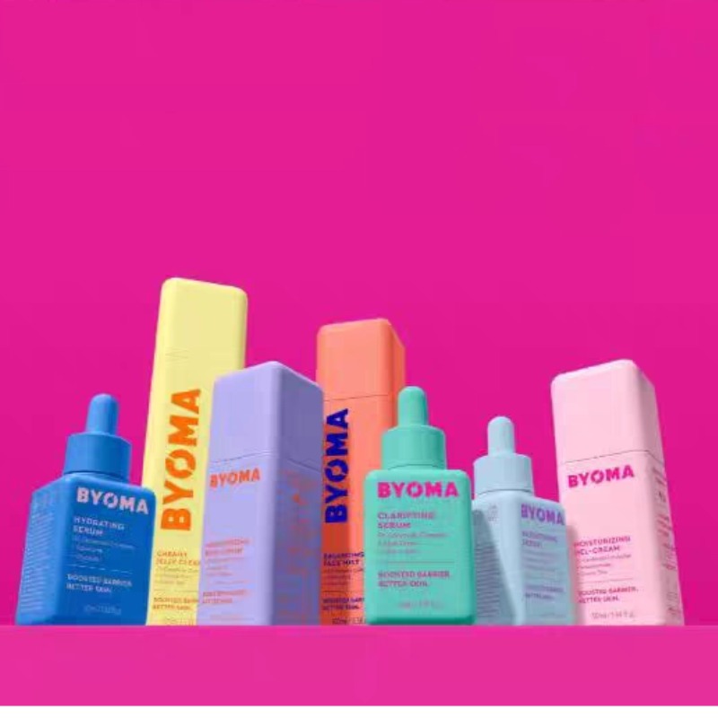 Skincare Glowing - Zestaw kosmetyków BYOMA Skincare: Serum Phyto-Mucin
