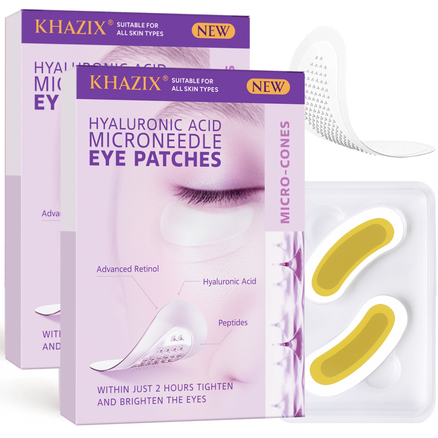 Skincare China - Plastry pod oczy z kwasem hialuronowym,