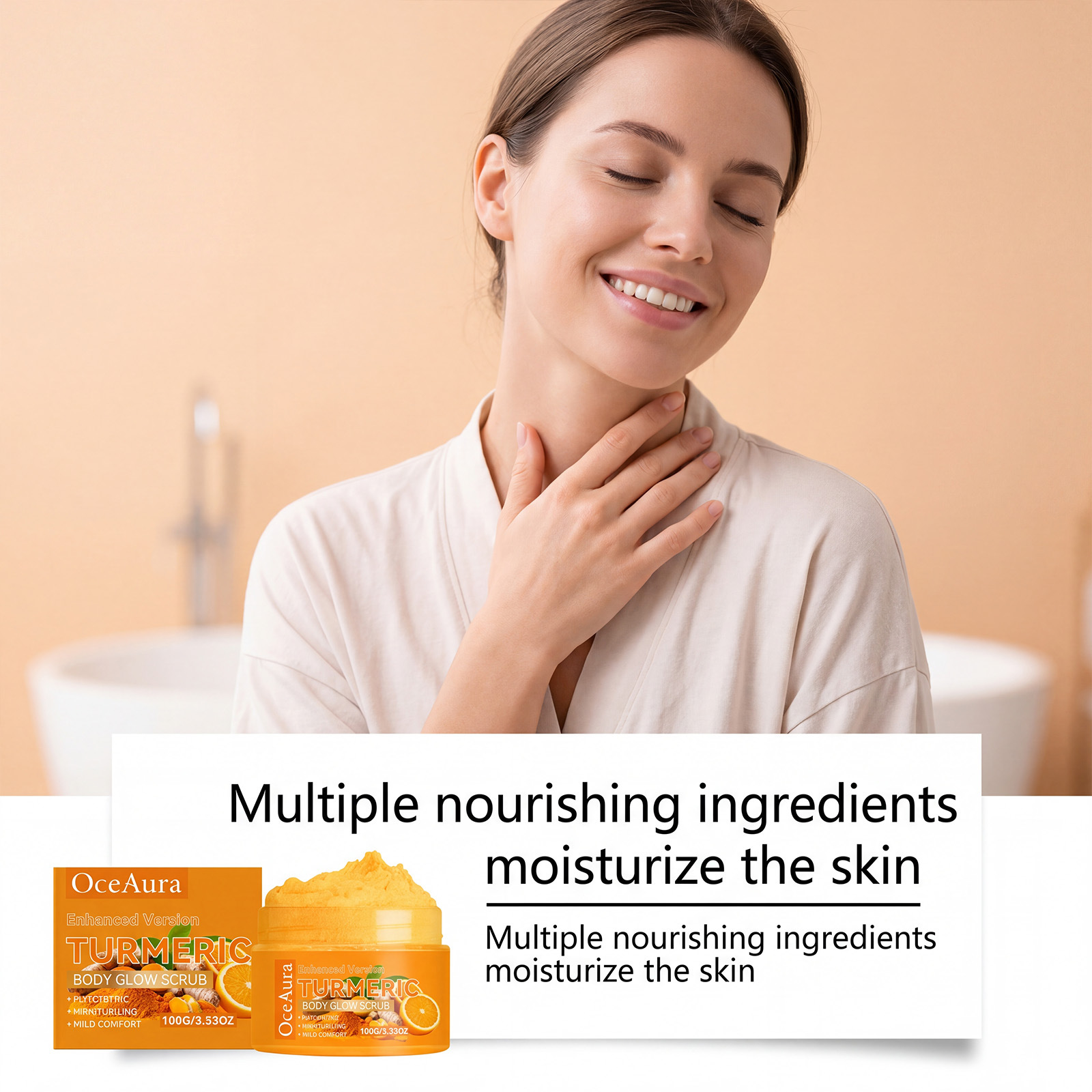 Peeling do ciała z kurkumą Głę – Skincare Glowing recenzja i cena