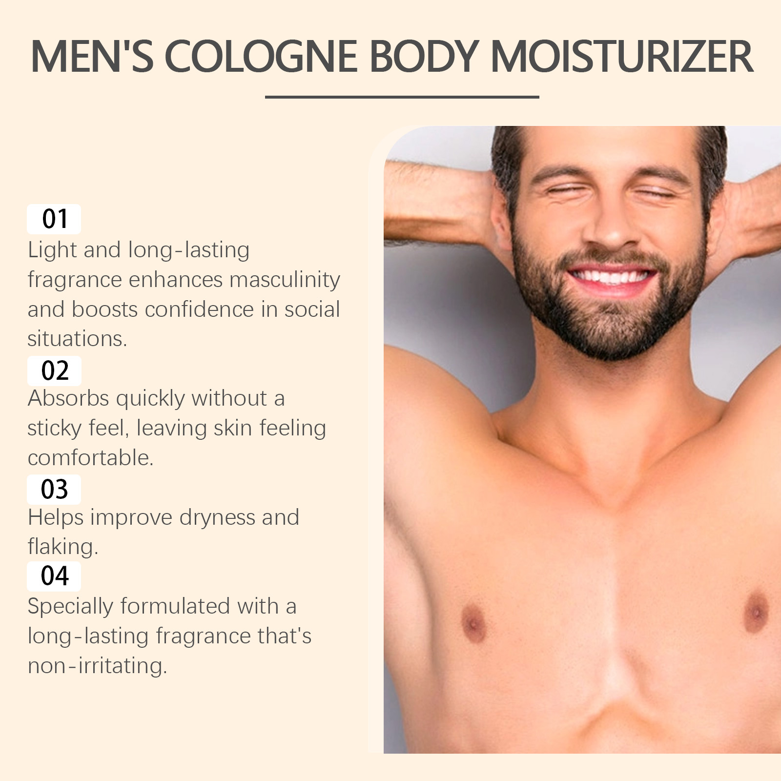 Męski kolonyjny balsam nawilża – Body Lotion recenzja i cena