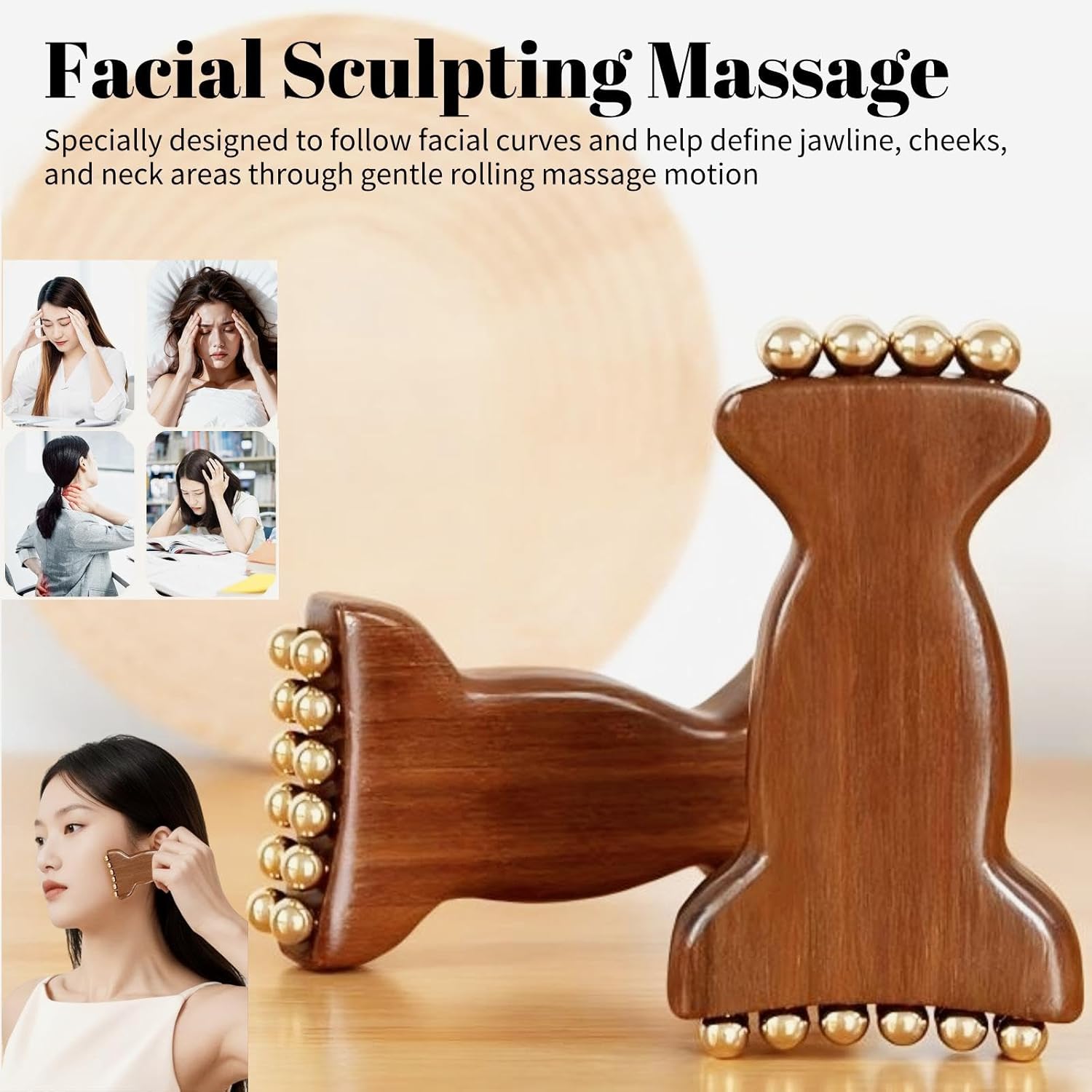 Mosiężny roller do konturowani – Skincare Glowing recenzja i cena